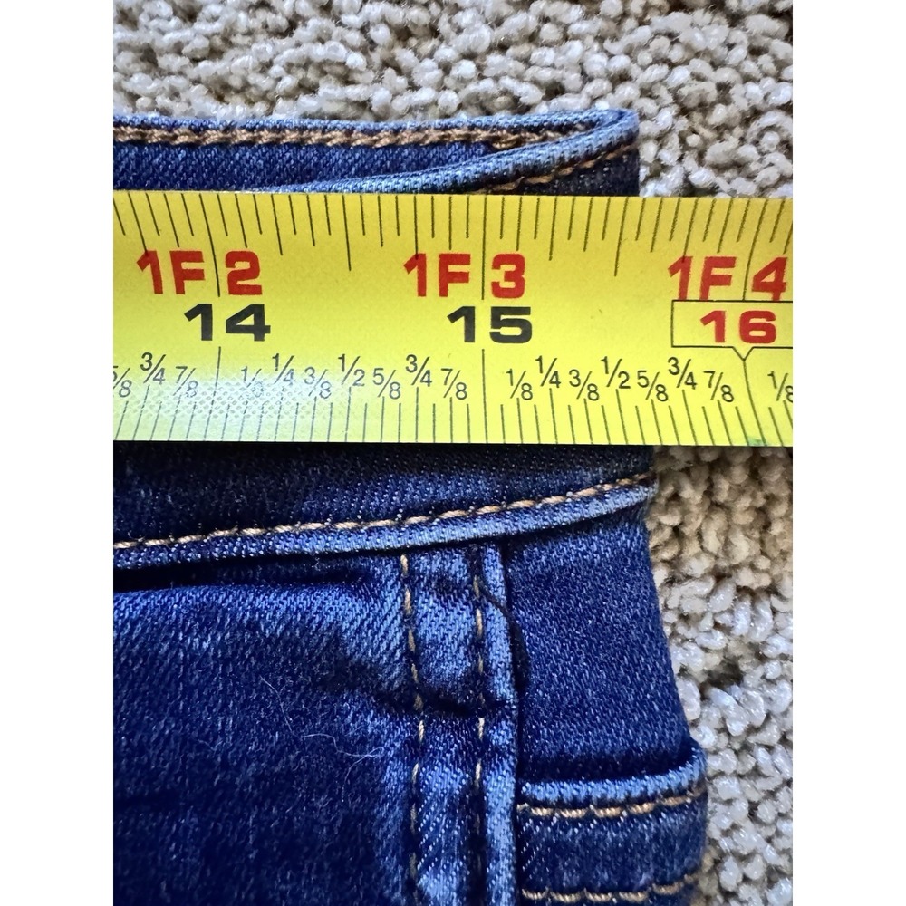 Kut From The Kloth Connie Ankle Skinny Jeans Women's Size 10 Raw Hem Dark Blue - Picture 4 of 13